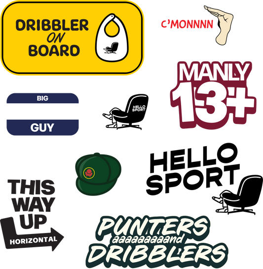 Hello Sport Sticker Pack (9 stickers)