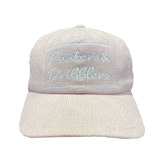 Punters & Dribblers Rosé Corduroy Cap